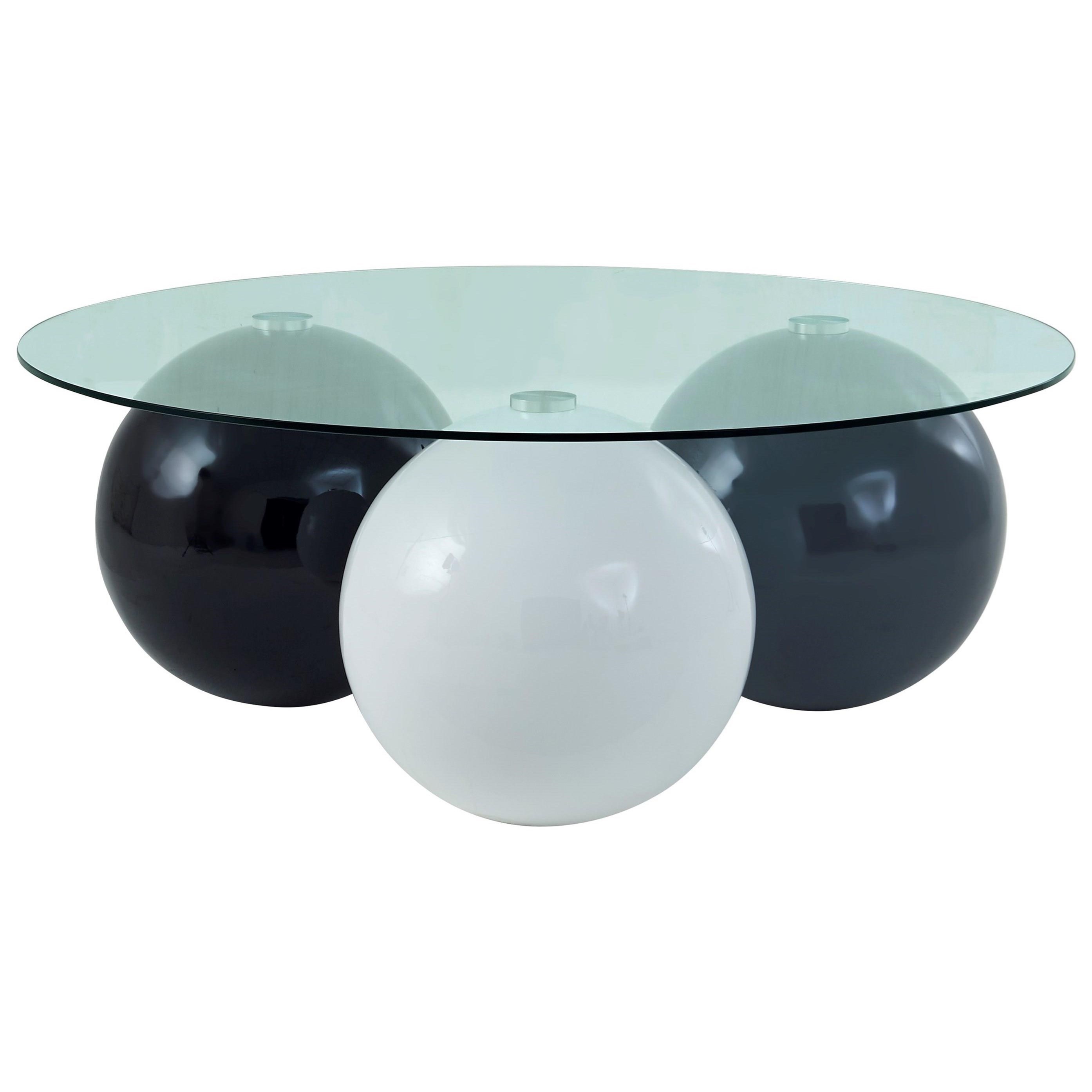 Global Furniture T375 Round Coffee Table With Glass Top Value City Furniture Cocktail Coffee Tables