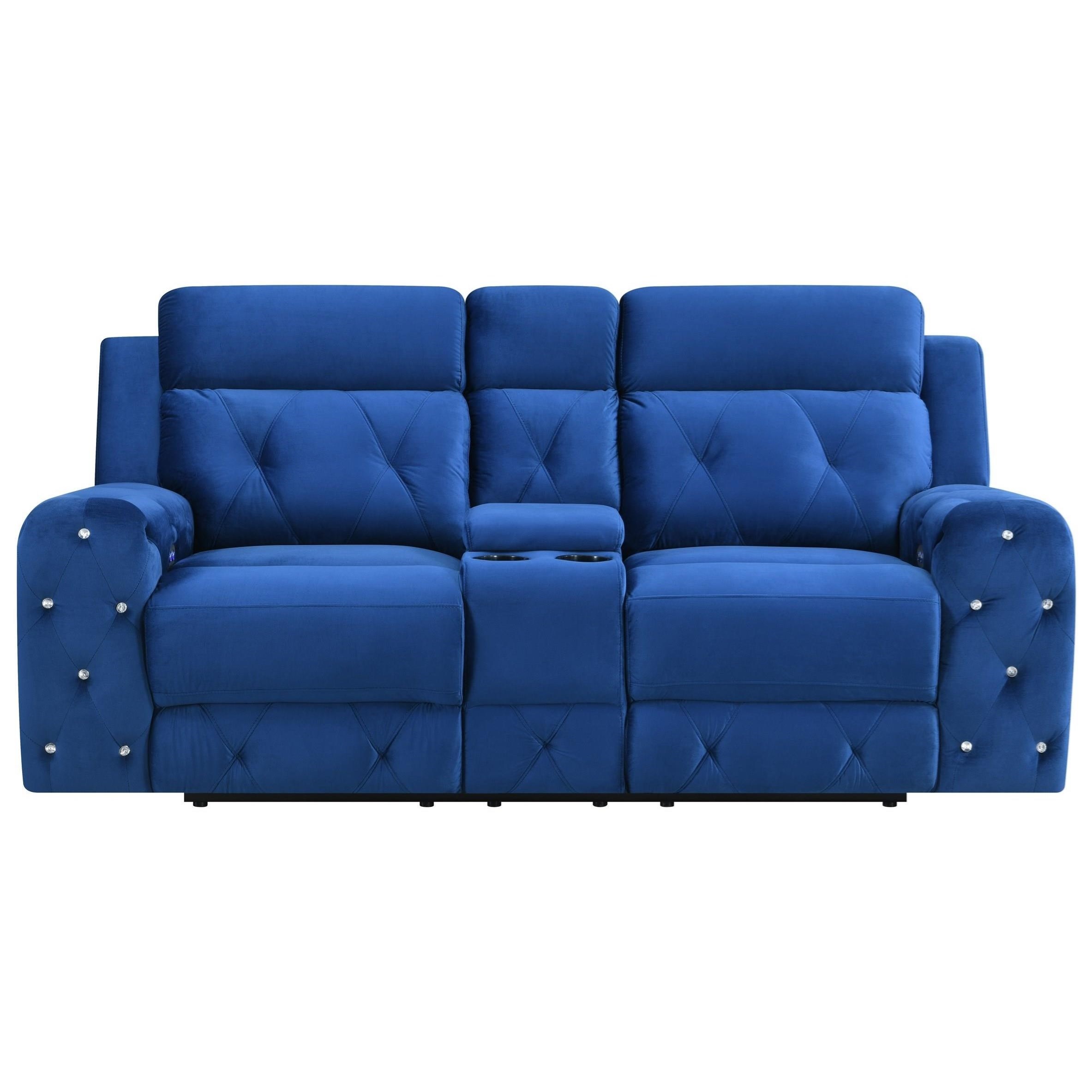 Global Furniture U8311 Transitional Power Reclining Console