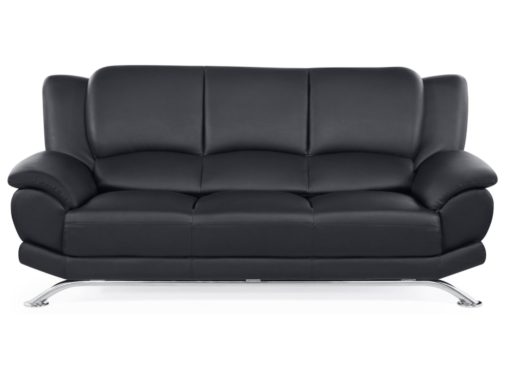 U9908 Sofa With Chrome Legs By Global Furniture At Value City