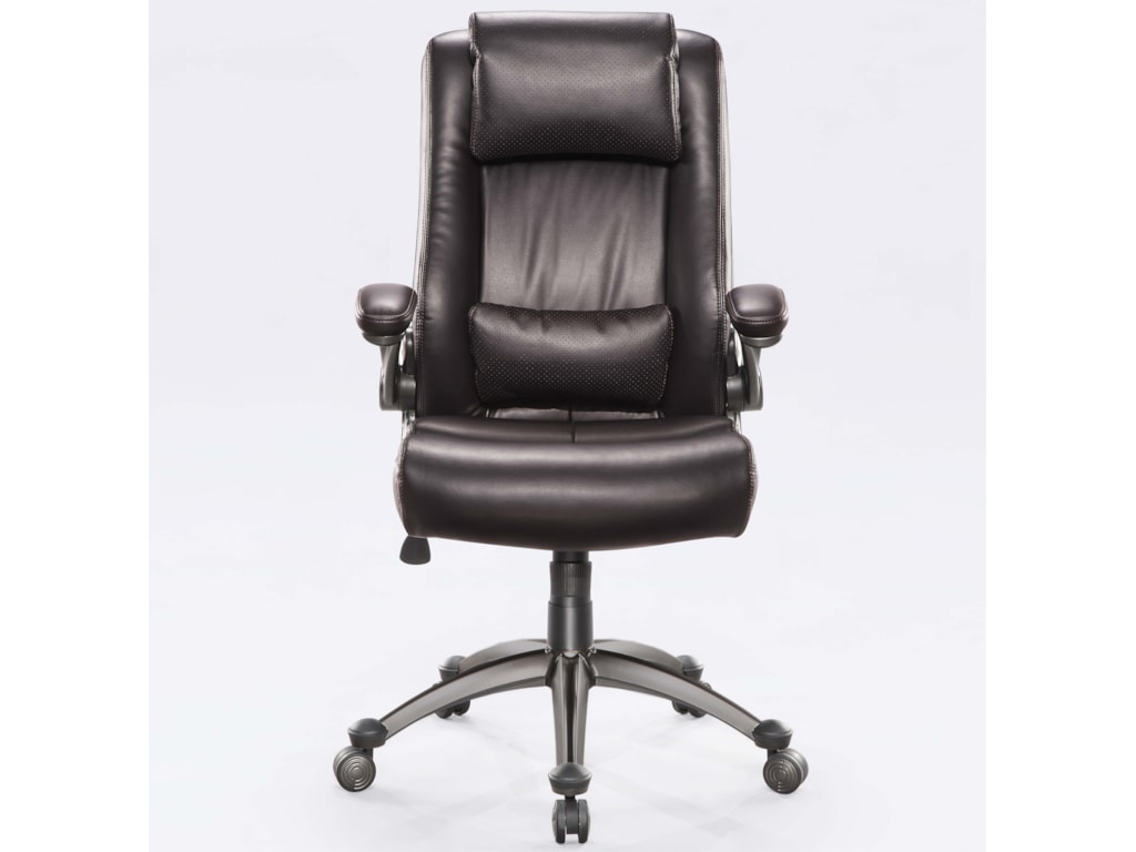Madison Black Office Chair With Adjule Headrest Armrests Whalen Madisonoffice Chair
