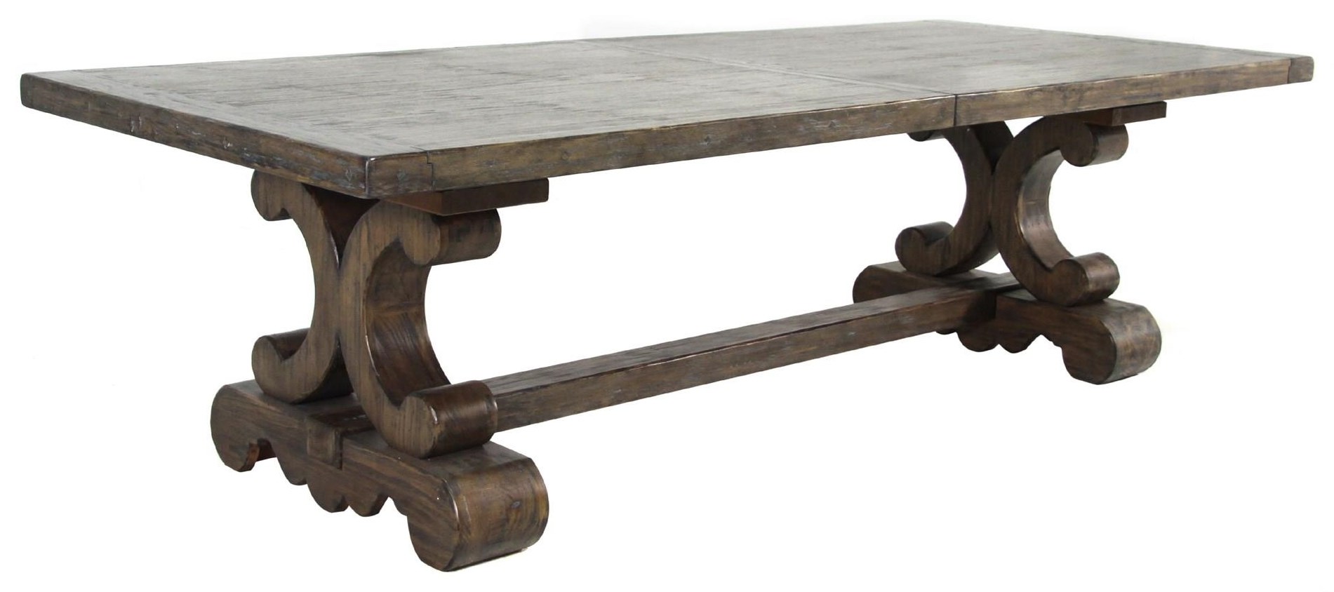Grassroots Imports Sierra Sierra Driftwood Dining Table 108 144 Howell Furniture Dining Tables