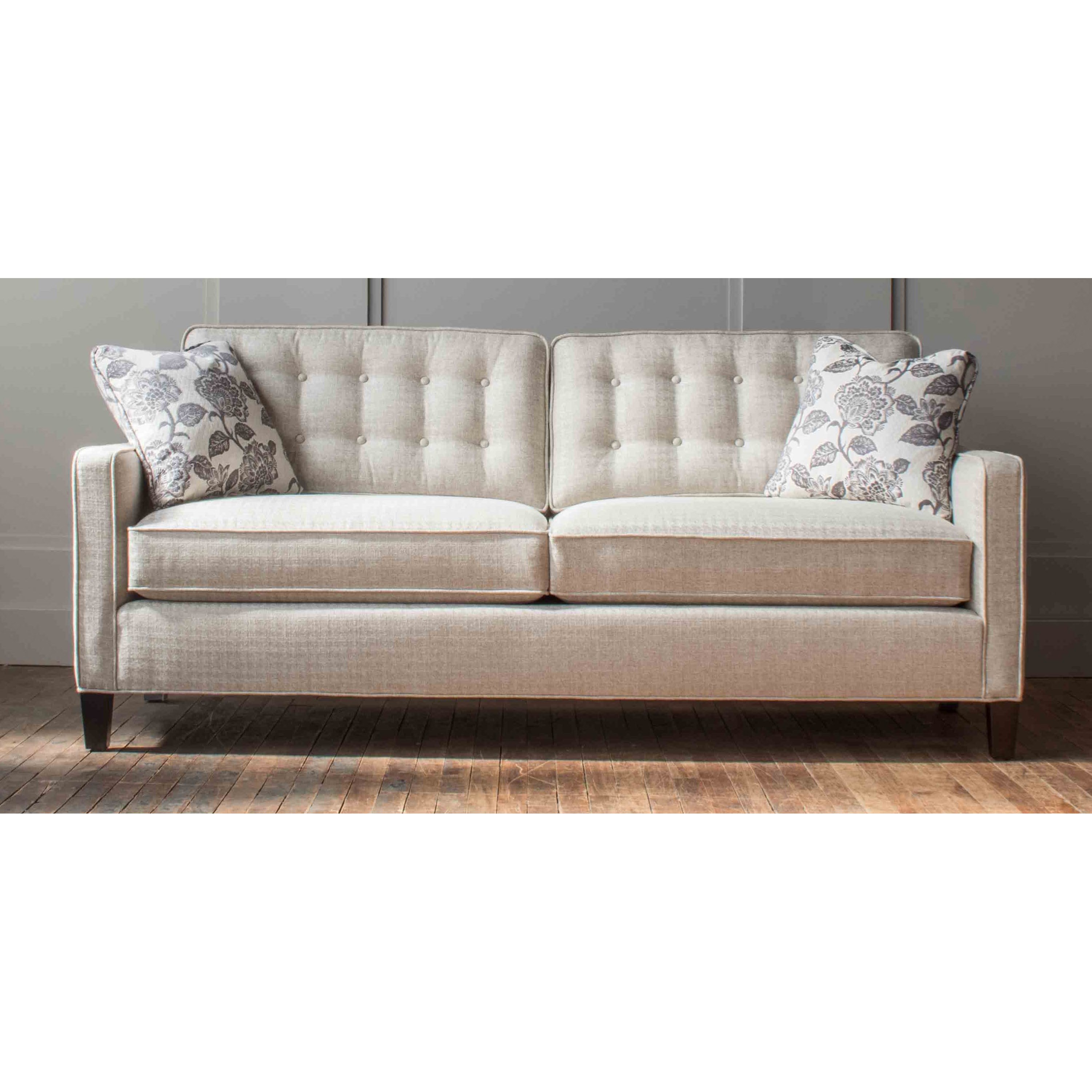 Hallagan Furniture Brighton Customizable Button Back Sofa With