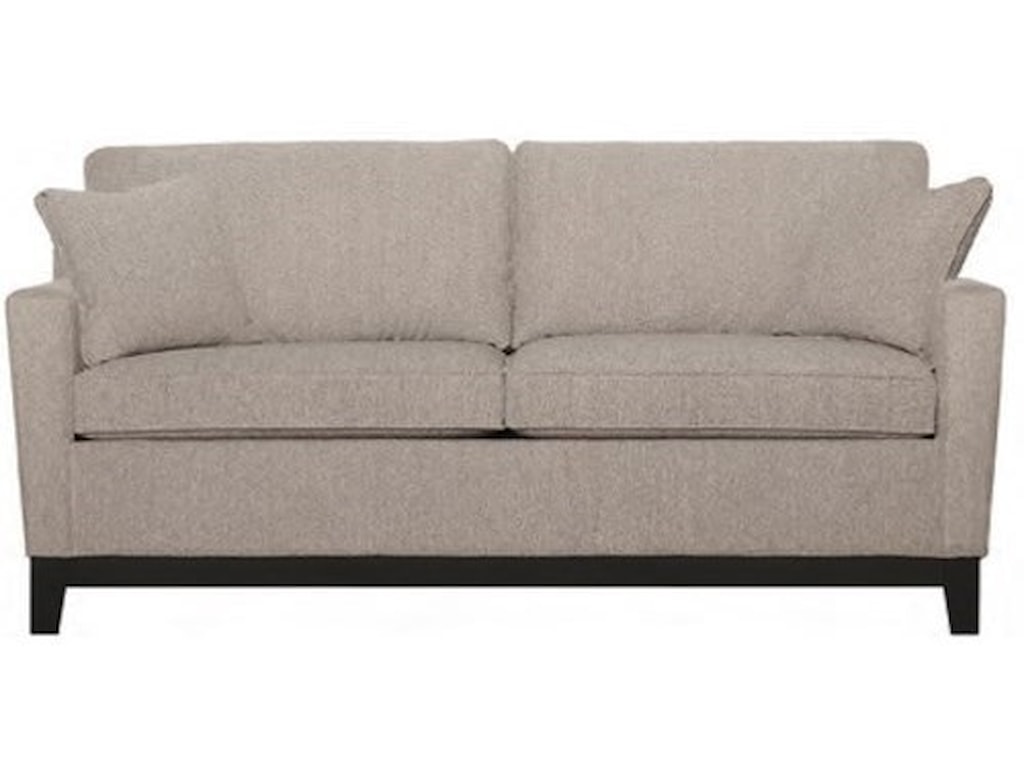 Hallagan Furniture Highland Park 44 Customizable Contemporary Small Hallagan Furniture Highland Park 44stationary Sofa