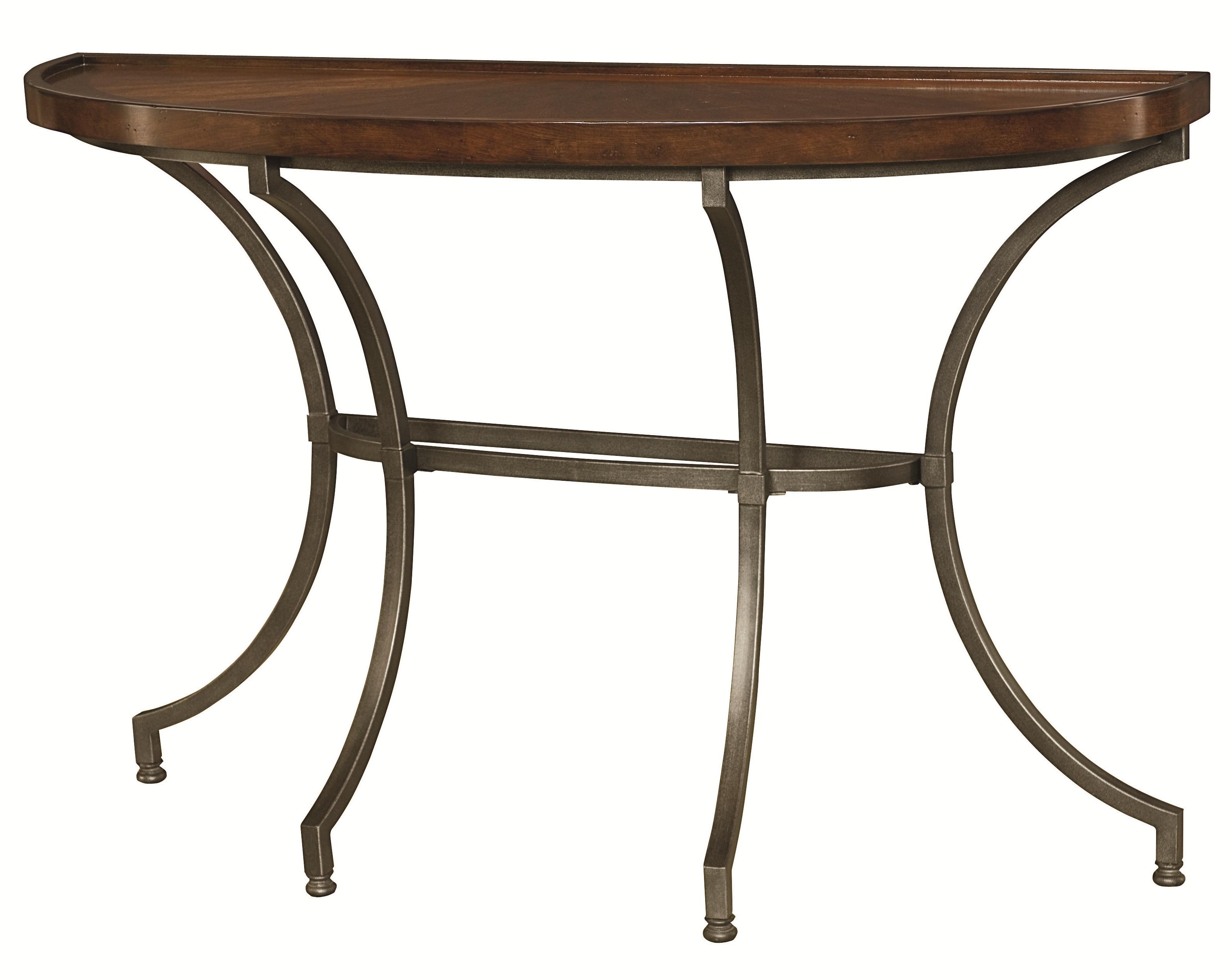 Hammary Barrow Sofa Table With Metal Legs Wayside Furniture