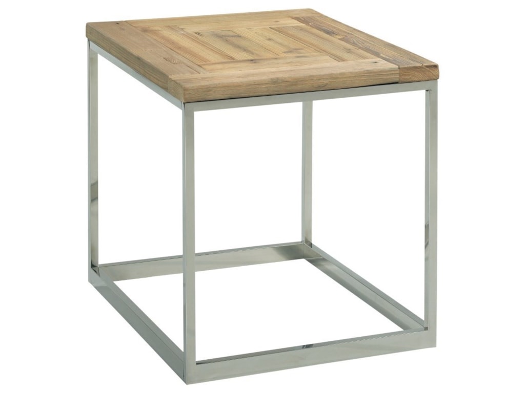 Hammary Dundee Industrial Rectangular End Table With
