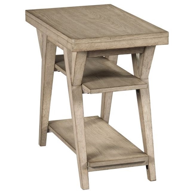 Hammary Exposition Transitional Chairside Table With Shelves Wayside Furniture End Tables,Cute Kawaii Food Animals