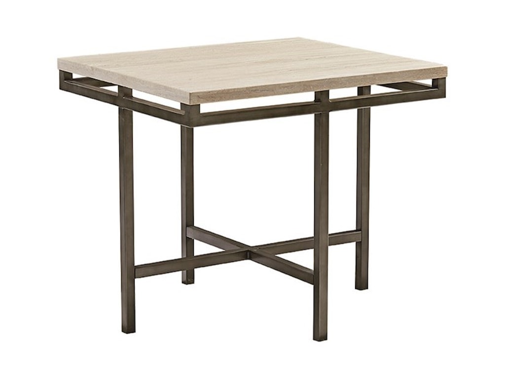 Hammary East Park Rectangular End Table With Faux Marble Top Hammary East Parkrectangular End Table