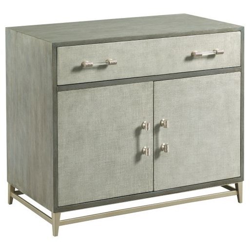 Hammary Hidden Treasures Modern 2 Door Cabinet With Adjustable