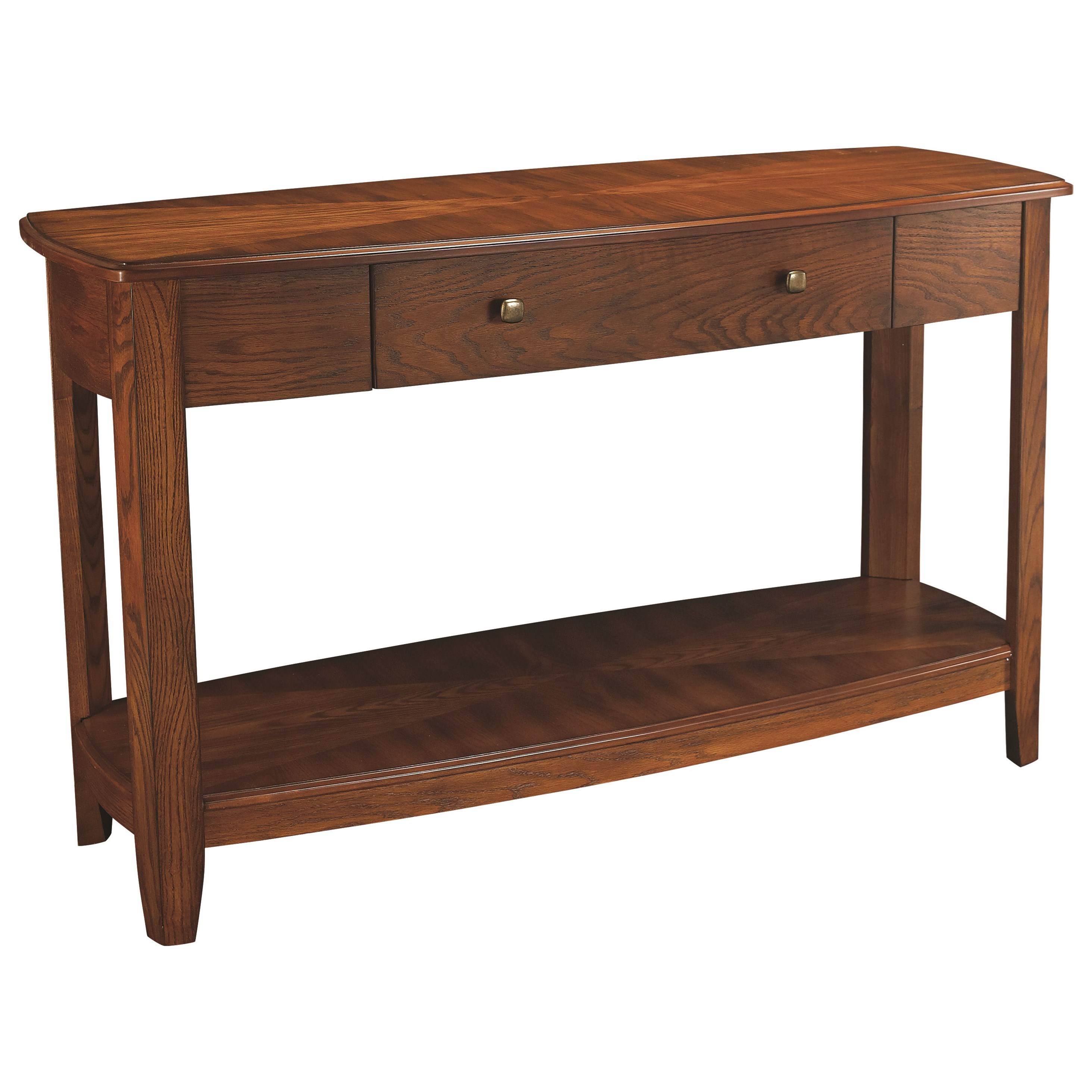 Hammary Primo Transitional Sofa Table With Storage Drawer Morris