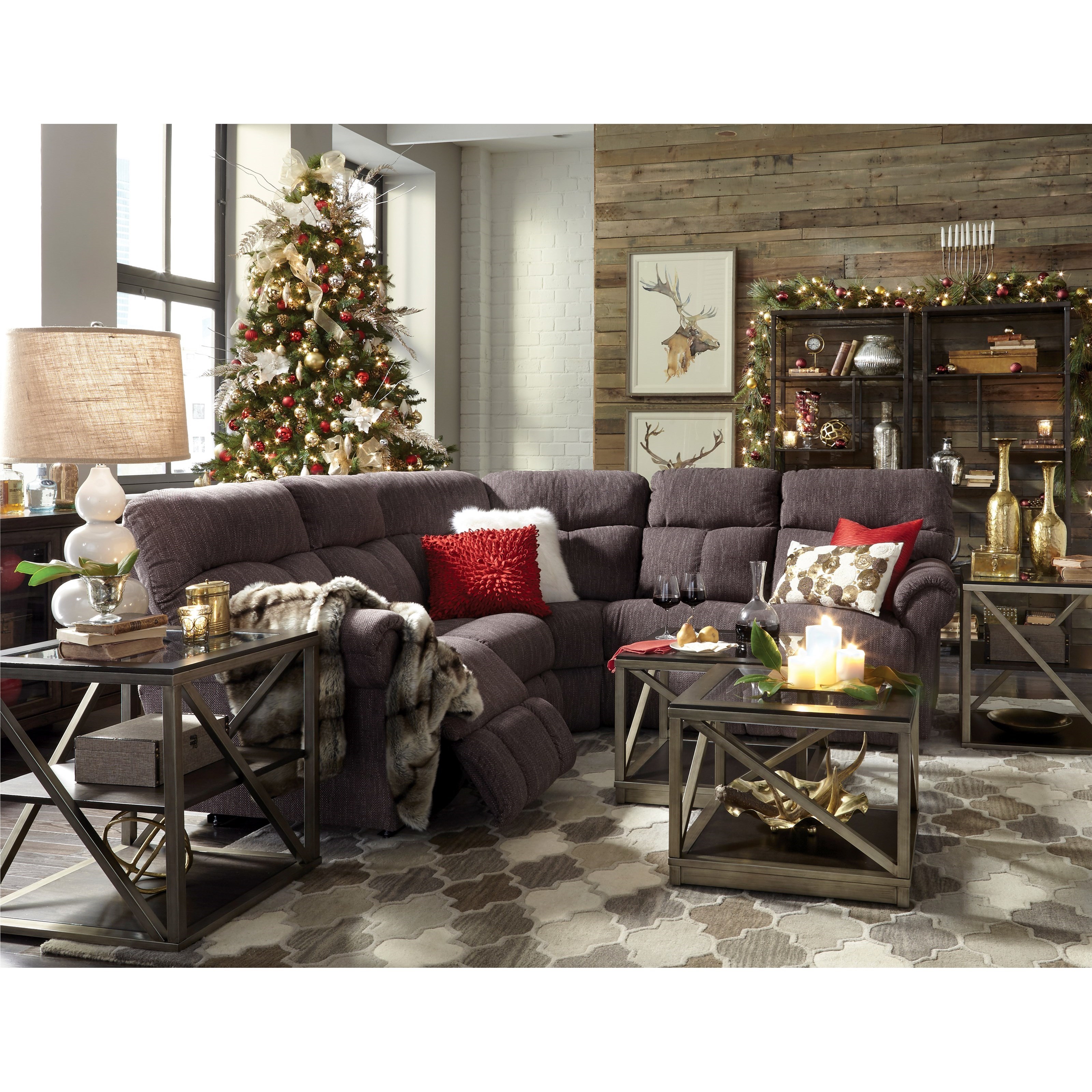 Hammary Jupiter 543 915 Mid Century Modern Rectangular End Table