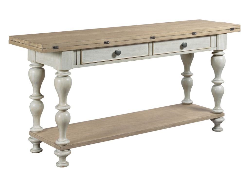 Litchfield Lakeside Flip Top Table With Two Drawers By Hammary At Wayside Furniture Litchfield Lakeside Flip Top Table With Two Drawers By Hammary At Wayside Furniture