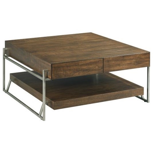 Hammary Palermo Industrial Square Cocktail Table With Storage Furniture Barn Cocktail Coffee Tables,Animated Top Cartoon Cartoon Images Hd