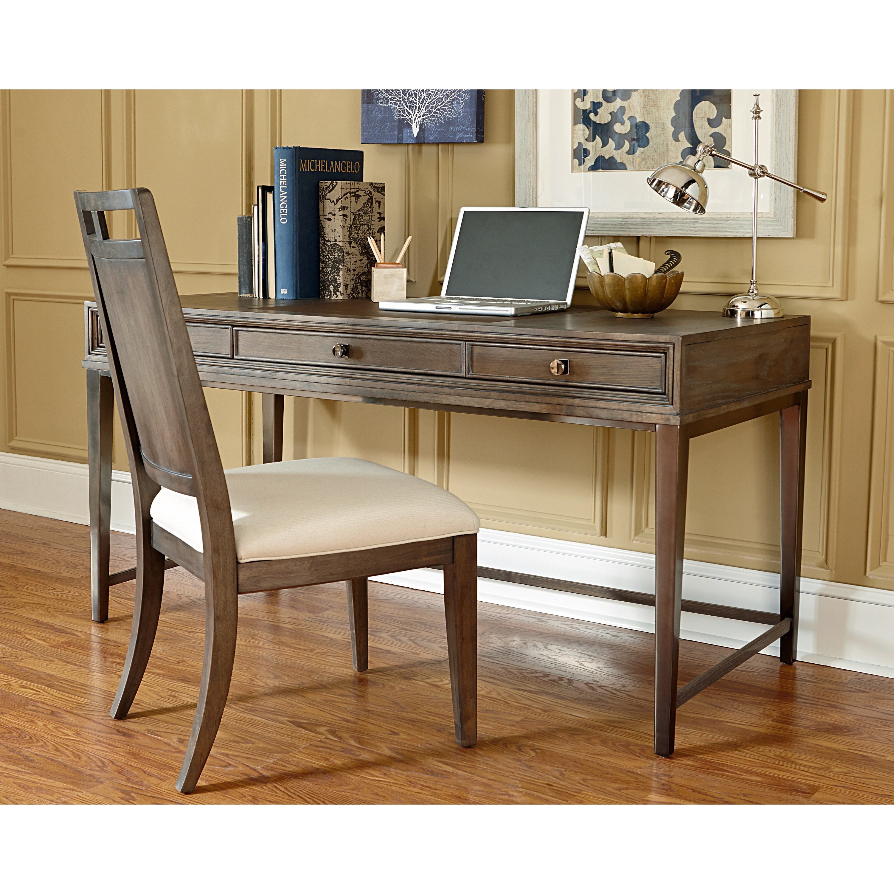 Hammary Park Studio Contemporary Writing Desk With Drop Front