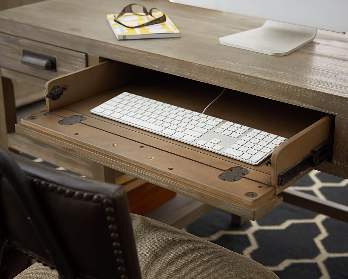 Hammary Parsons Single Pedestal Desk With Wayside Furniture