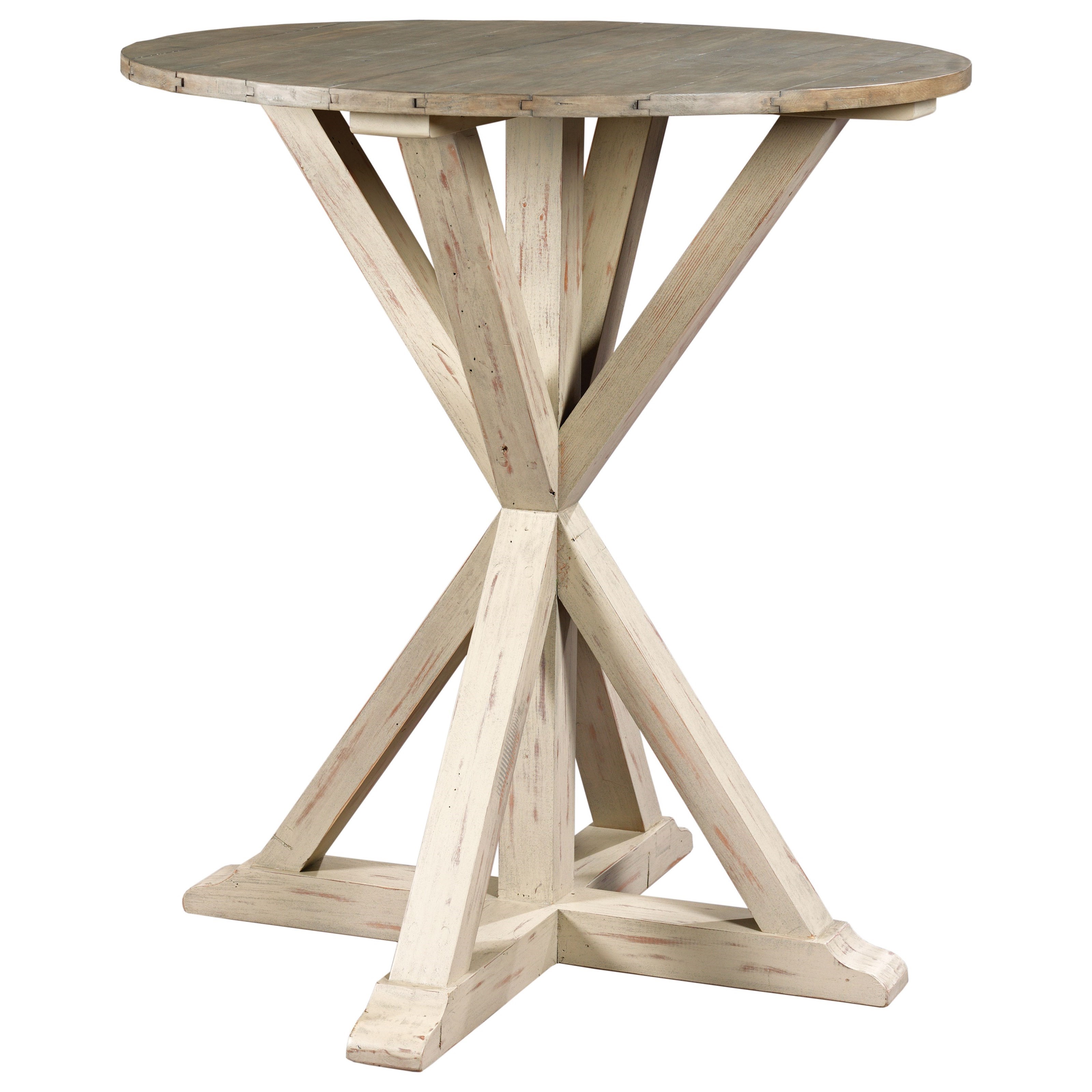 Hammary Reclamation Place 523 706 Farmhouse Round Bar Table