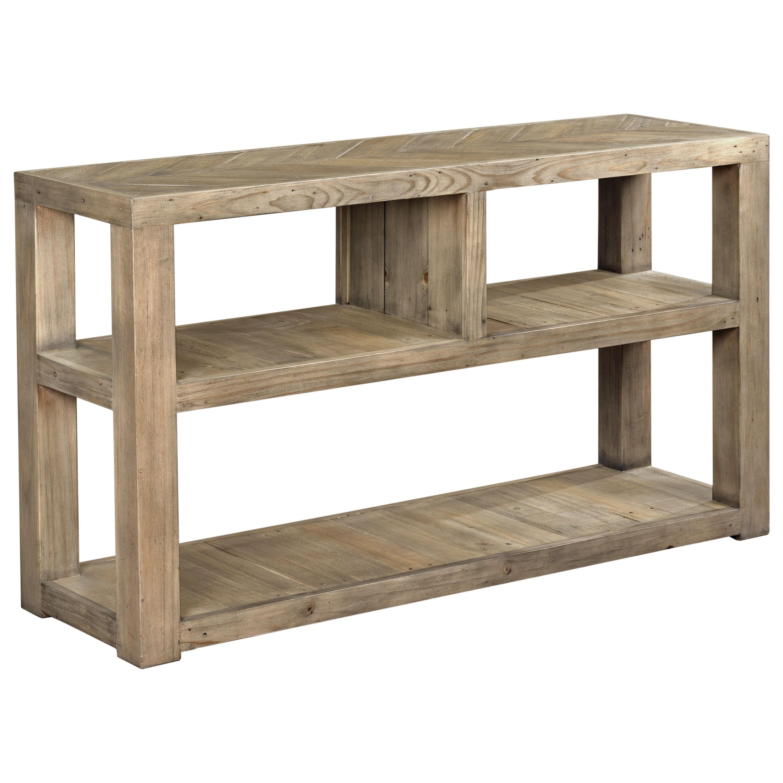 Table Trends Reclamation Place Farmhouse Sofa Table With Three