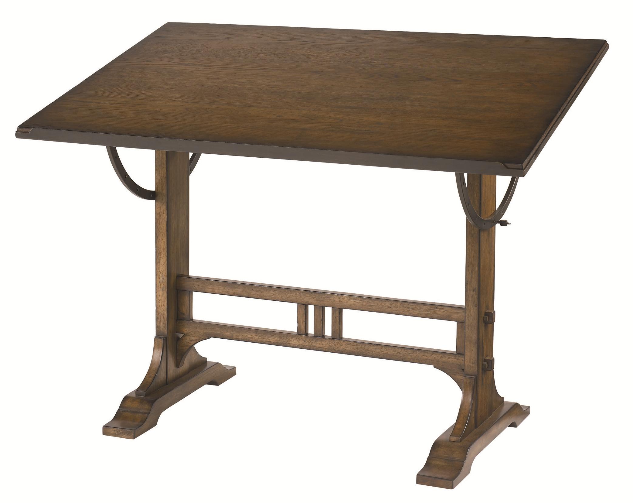 Hammary Studio Home Mission Weathered Oak Architect Desk Wayside