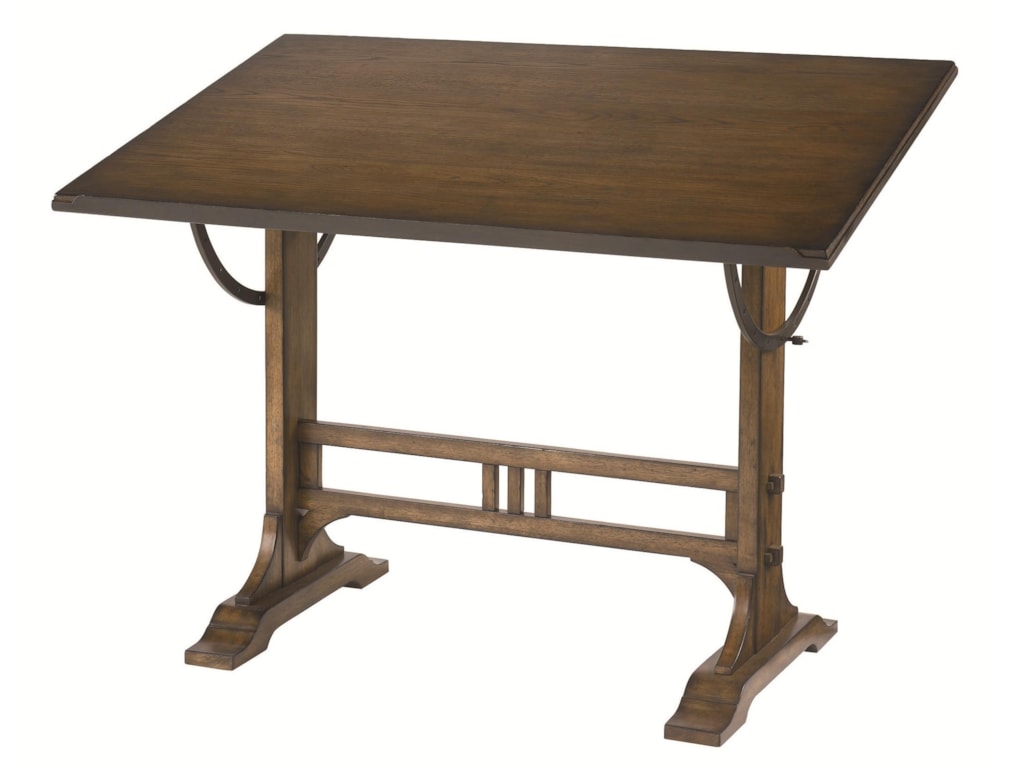 Hammary Studio Home Mission Weathered Oak Architect Desk Wayside