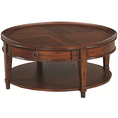 Hammary Sunset Valley Round Tail Table Lindy S Furniture Hammary Sunset Valley Round Tail Table