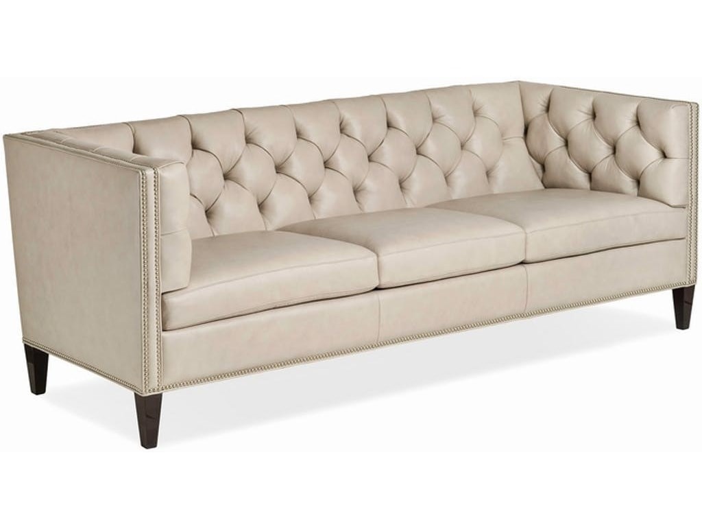 Han Moore Chester Contemporary Leather Sofa With Tufted Han Moore Chestersofa