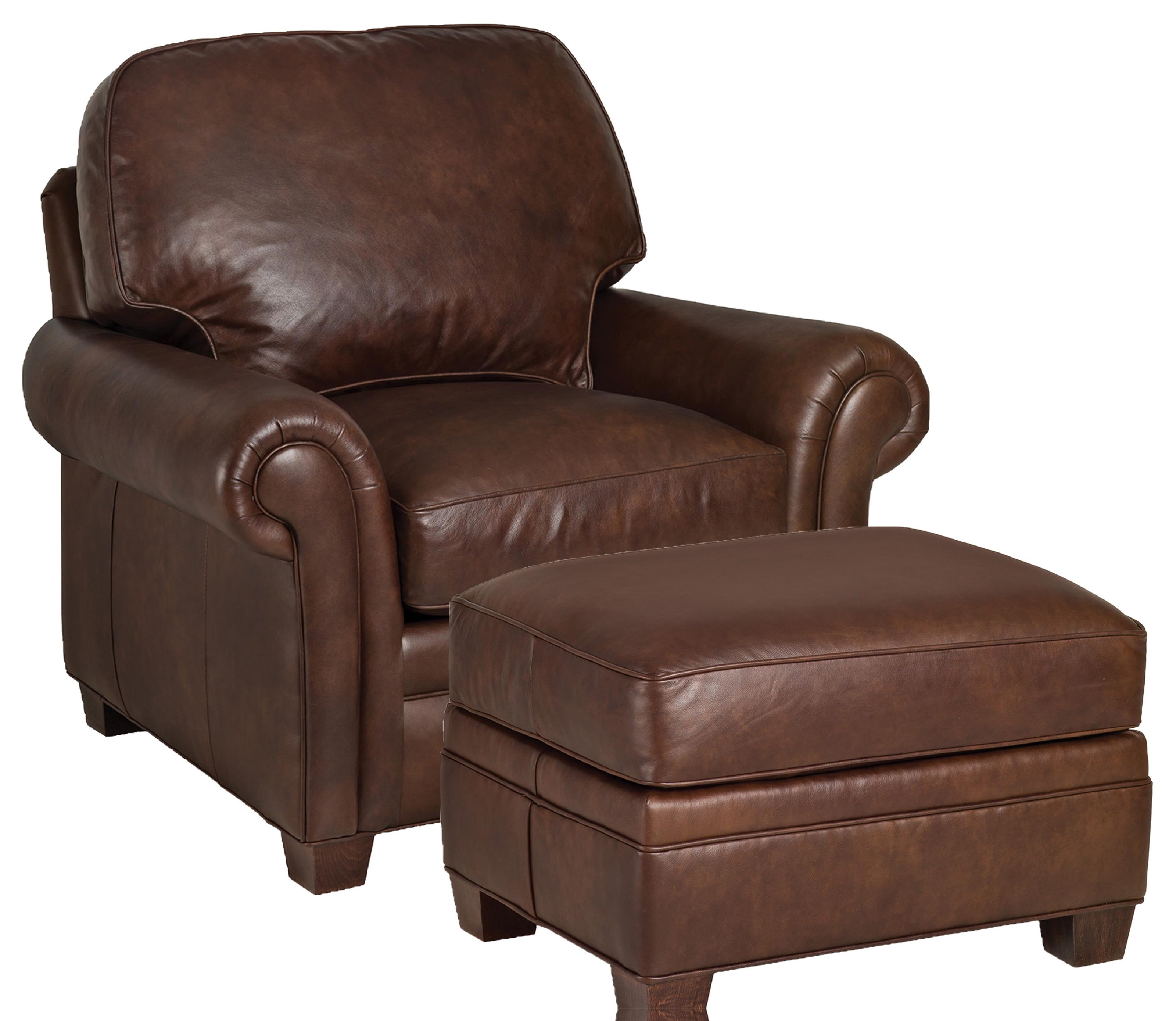 Hancock and Moore City City Chair & Ottoman