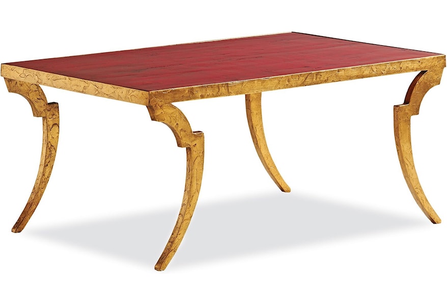 Hancock Moore H M Occasional Rio Red Lacquer Cocktail Table