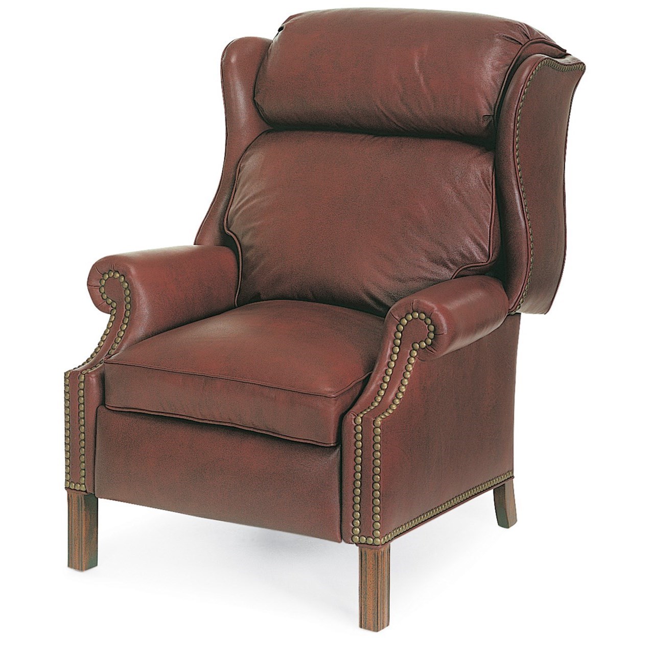 Hancock Moore Motion Seating Royal Chippendale Large Wing Chair Recliner Story Lee Furniture High Leg Recliners