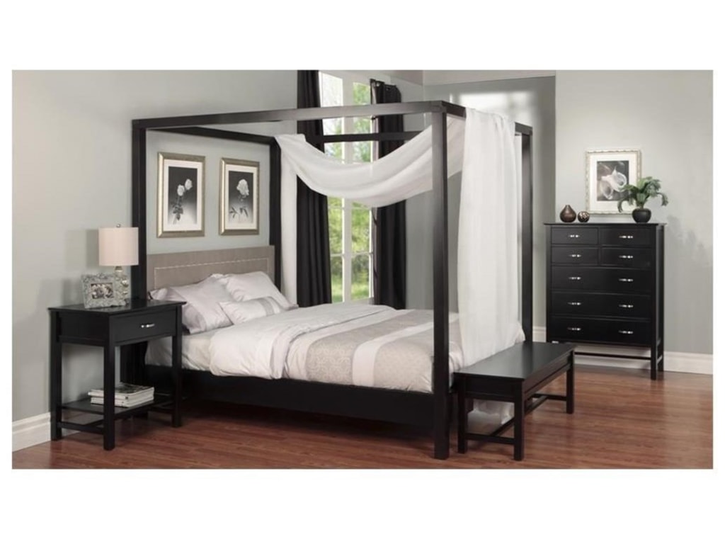 Handstone BrooklynFull Canopy Bed