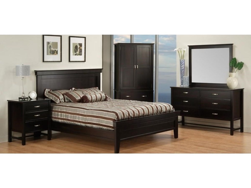 Handstone BrooklynTwin Bed with Low Footboard