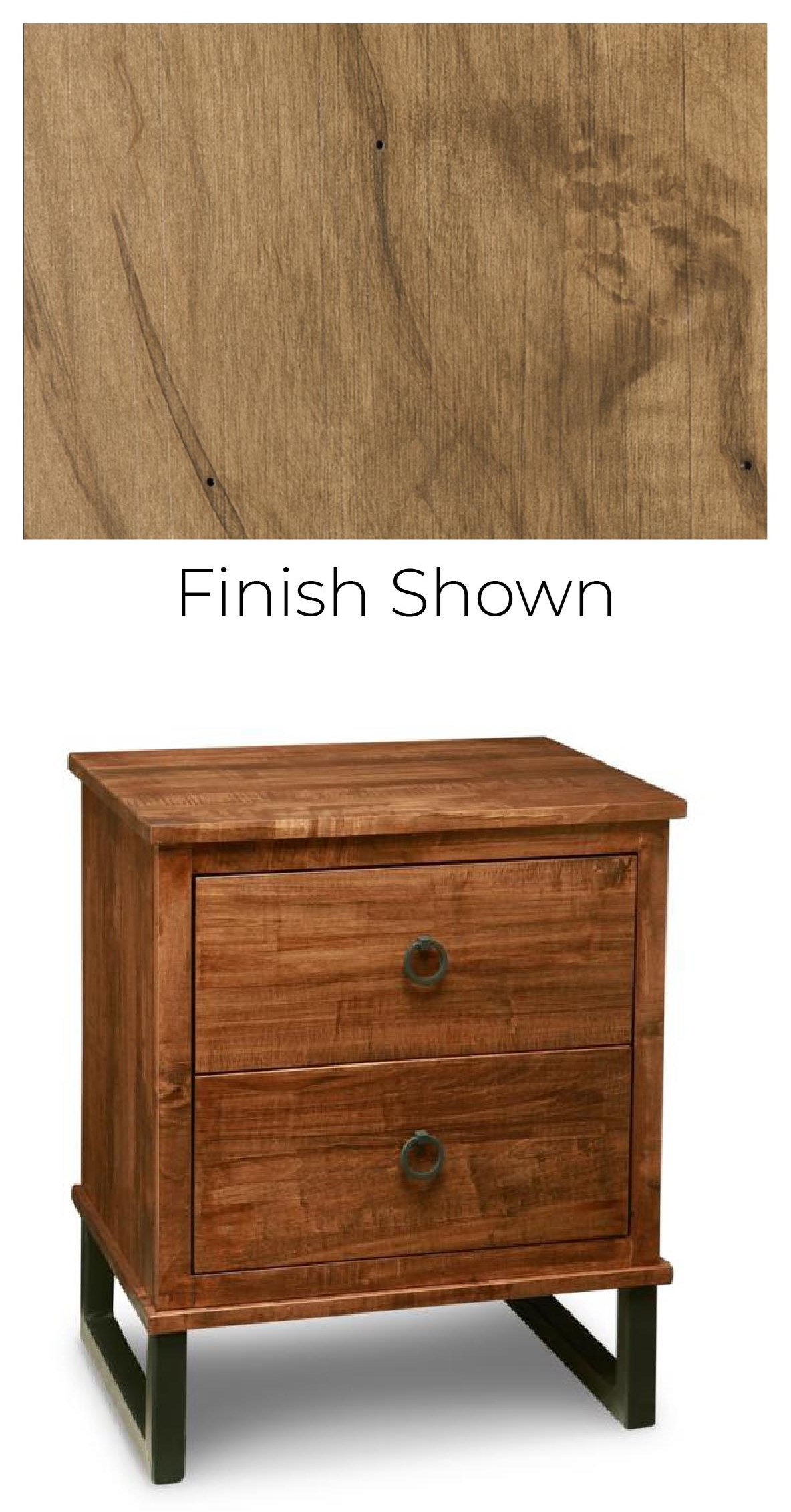 Cumberland Solid Maple 2 Drawer Nightstand Bennett S Furniture And Mattresses Nightstands