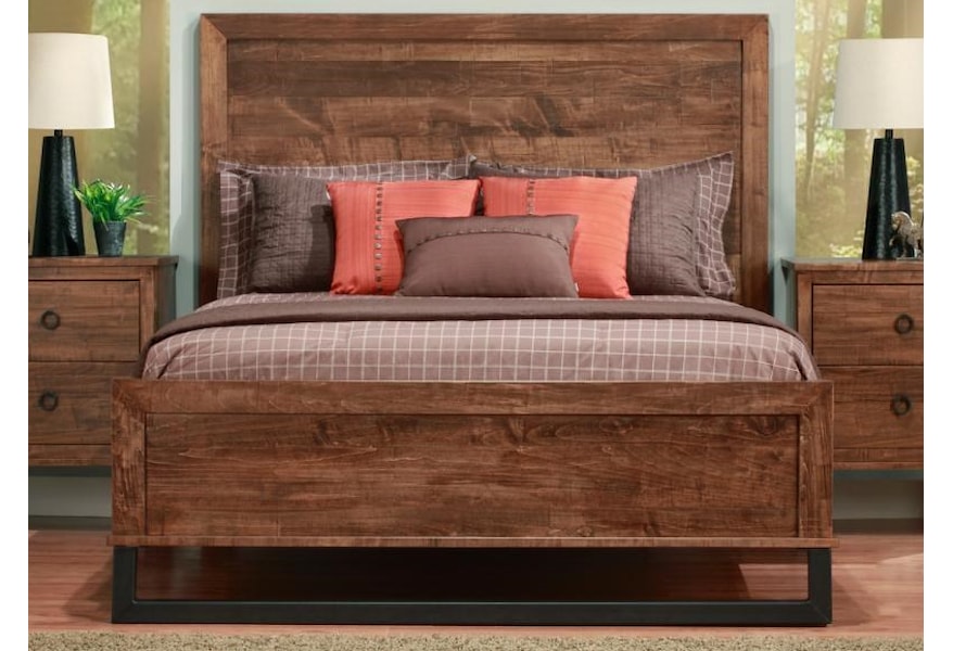 Cumberland Solid Maple Queen Bed With Low Footboard Bennett S Furniture And Mattresses Panel Beds