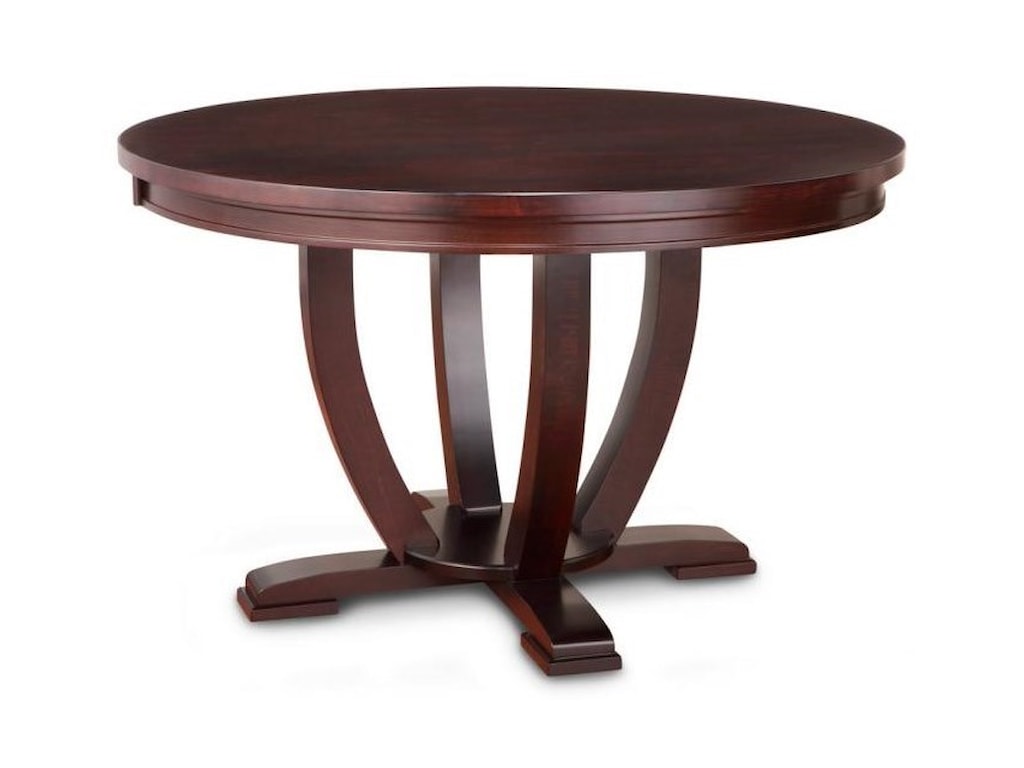 Handstone Florence 42 Solid Top Round Dining Table Stoney Handstone Florence 42 Solid Top Round Dining Table Stoney