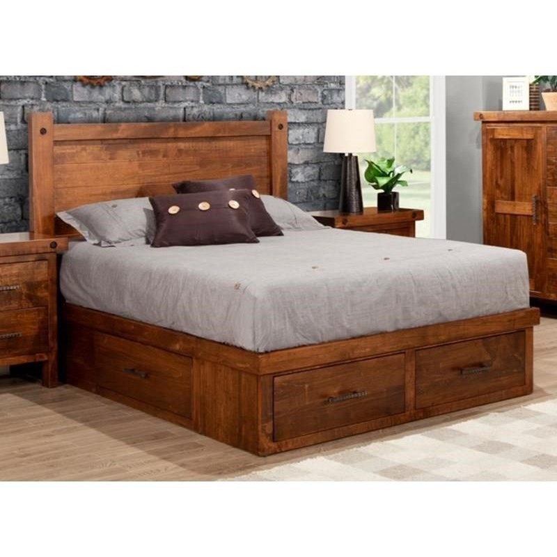 Handstone Rafters 4 Drawer Queen Condo Bed Stoney Creek Furniture Captain S Bed