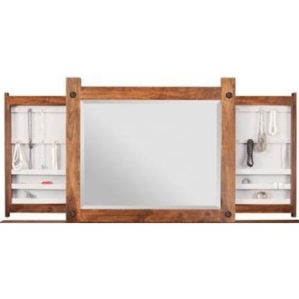 Handstone Rafters Hidden Push Open Jewelry Mirror Jordan S Home