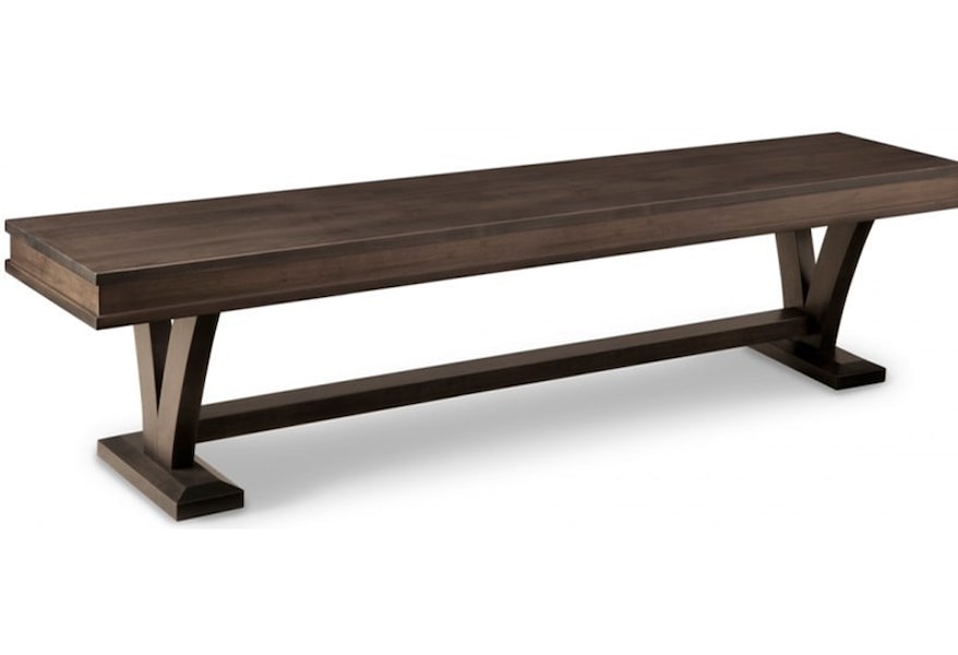 Handstone Verona Customizable Verona 72 Dining Bench Stoney