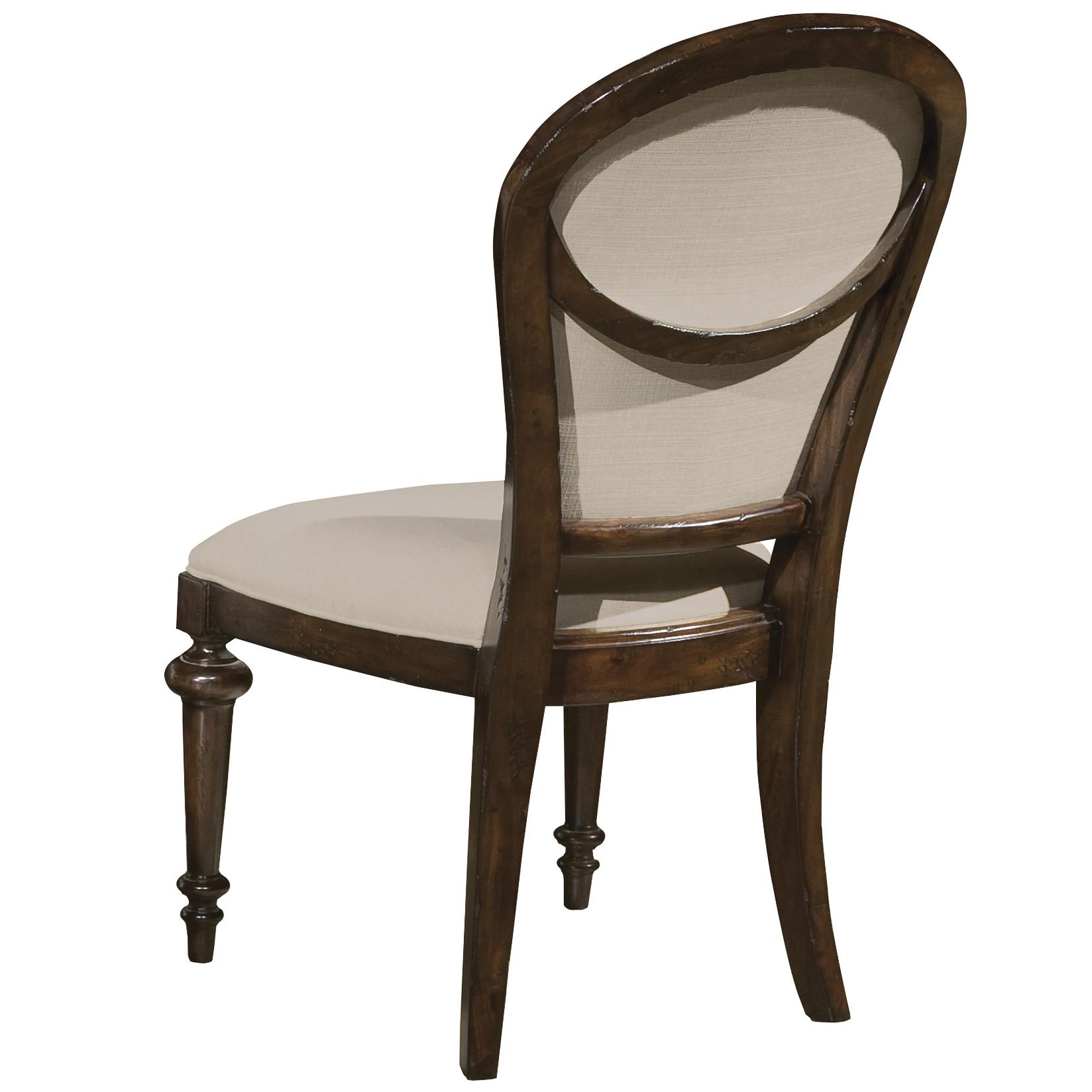 Dining Side Chair with Oval Back
