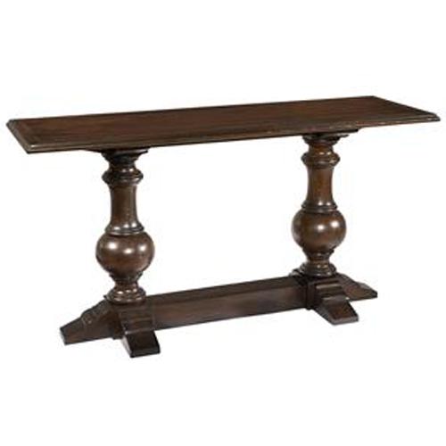 Double Pedestal Sofa Table