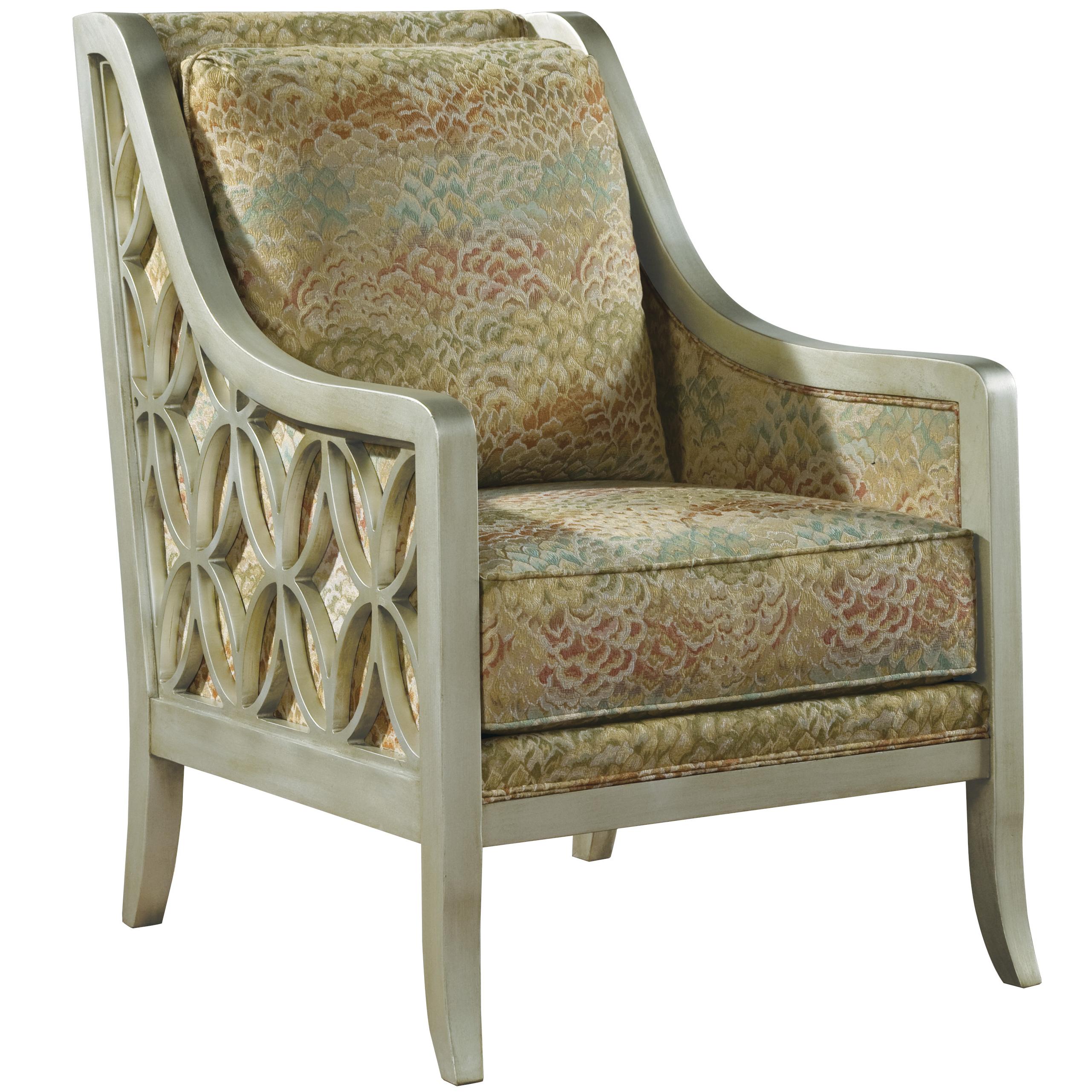 Contempary Harper Accent Chair with Tapered Legs