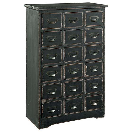 18 Drawer Library Chest