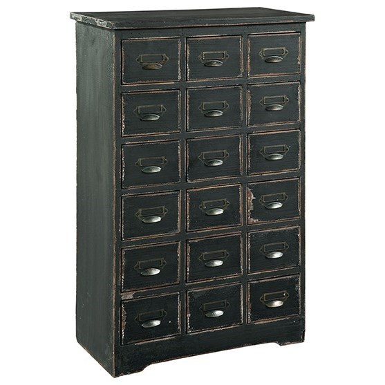 Hekman Marketplace Accents 2 7781 18 Drawer Library Chest