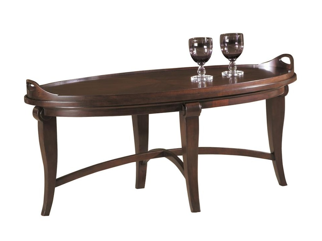 Hekman Metropolis Oval Tray Coffee Table Olinde S Furniture Hekman Metropolis Oval Tray Coffee Table