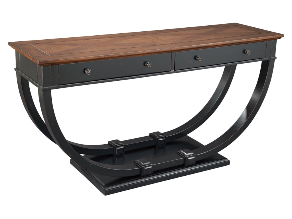 Hekman Neo Clic Console Table With Two Drawers Olinde S Hekman Neo Clicconsole Table