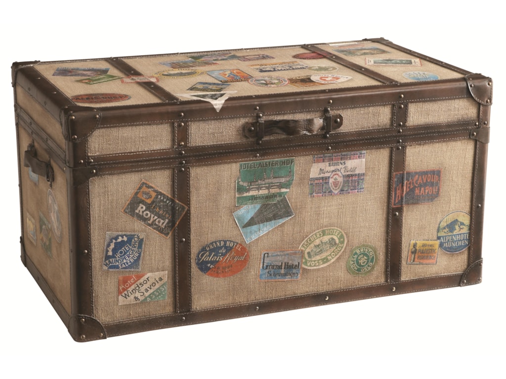 HGTV Home Furniture Collection Accents by HGTV HOMEKhaki Travel Trunk Cocktail