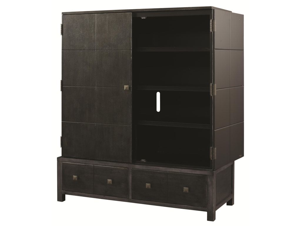 HGTV Home Furniture Collection Accents by HGTV HOMETextured Graphite Media Cabinet