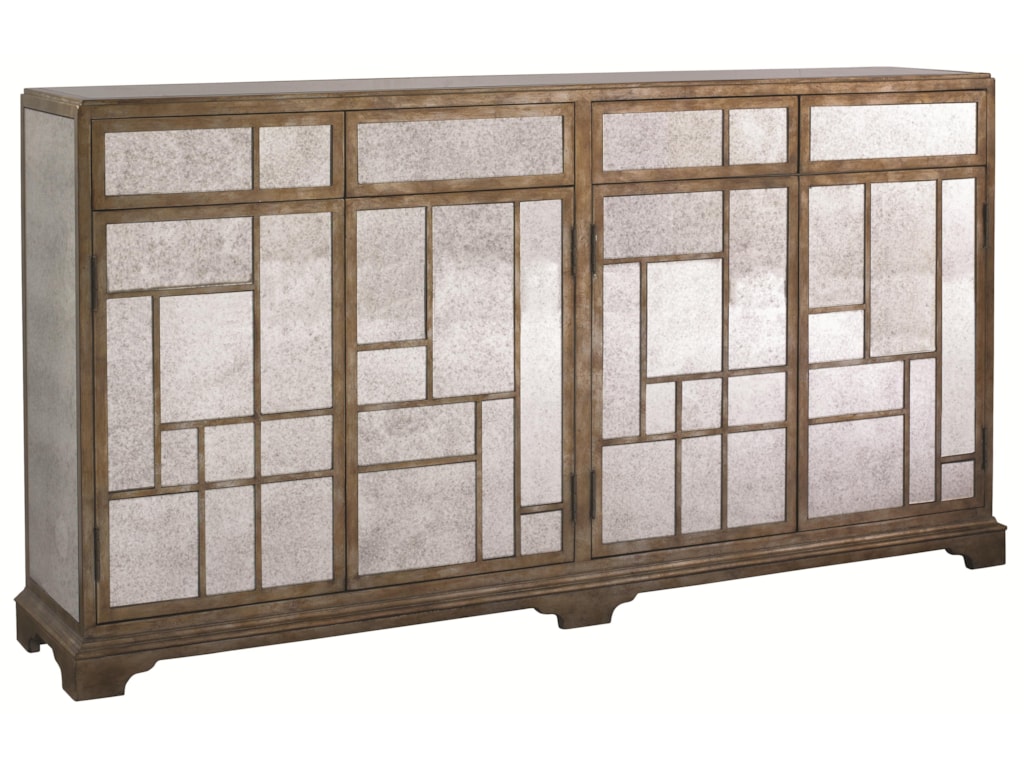 HGTV Home Furniture Collection Accents by HGTV HOMEMondrian Antique Mirror Credenza