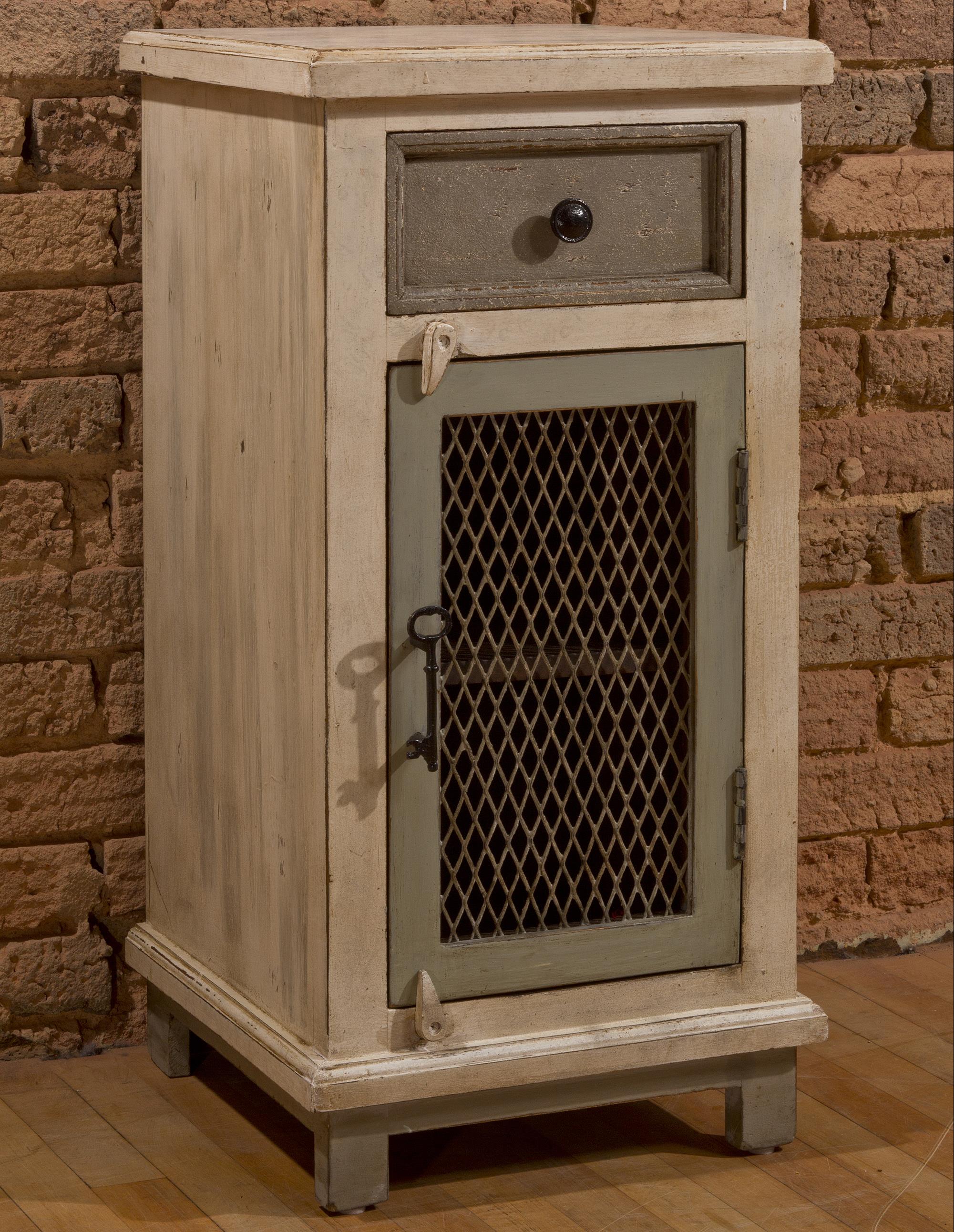 Hillsdale Accents Cabinet With Woven Wire Door And Door Conlin S