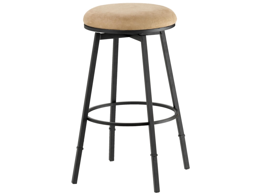 Hillsdale Backless Bar Stools Sanders Adjustable Backless Bar Stool Conlin S Furniture Bar Stools