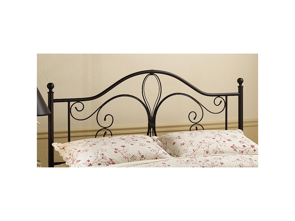 Hillsdale Metal Beds Full Queen Milwaukee Headboard With Rails