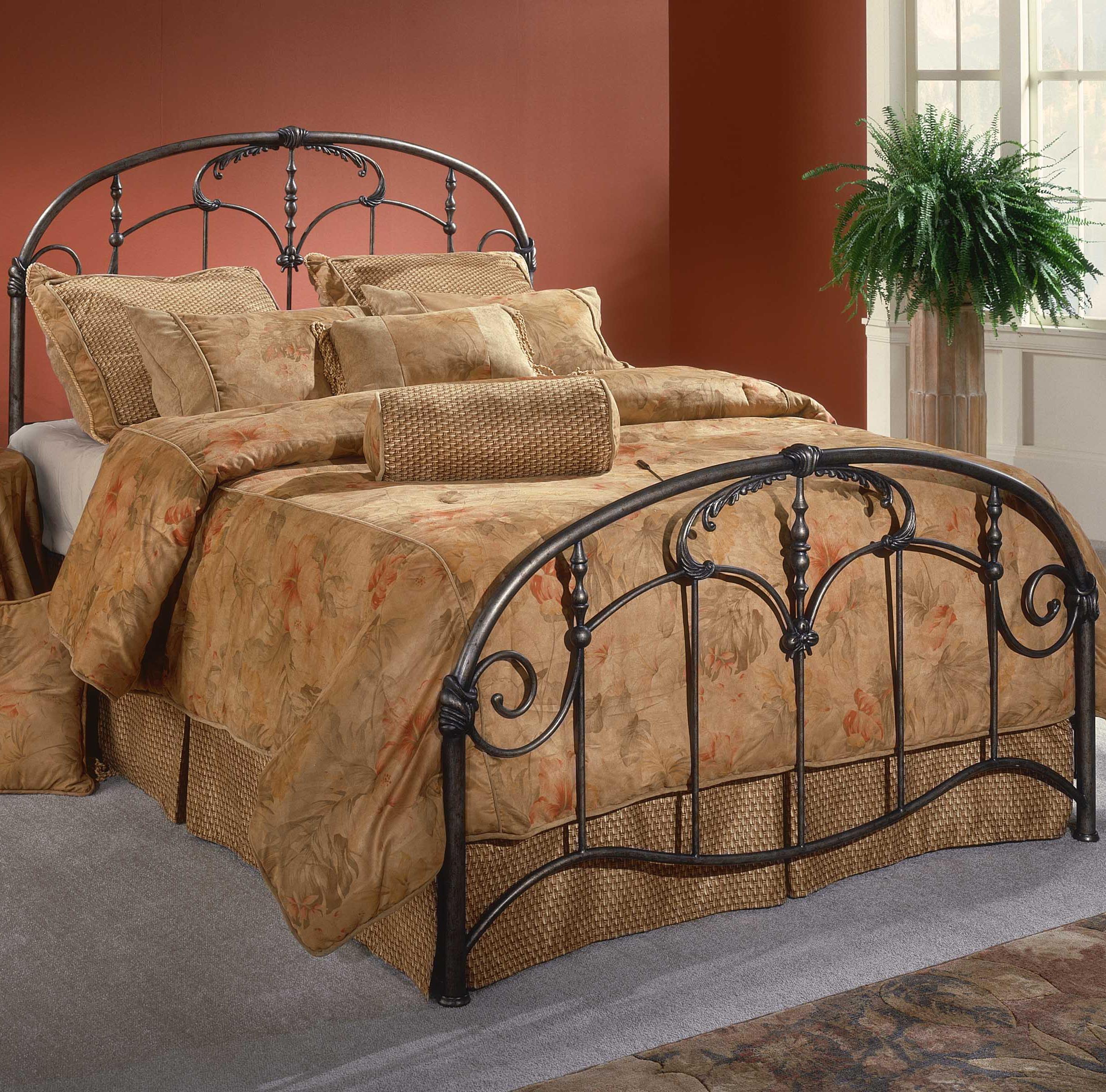Hillsdale Metal Beds 1293bkr King Jacqueline Bed Miller Home Panel Beds