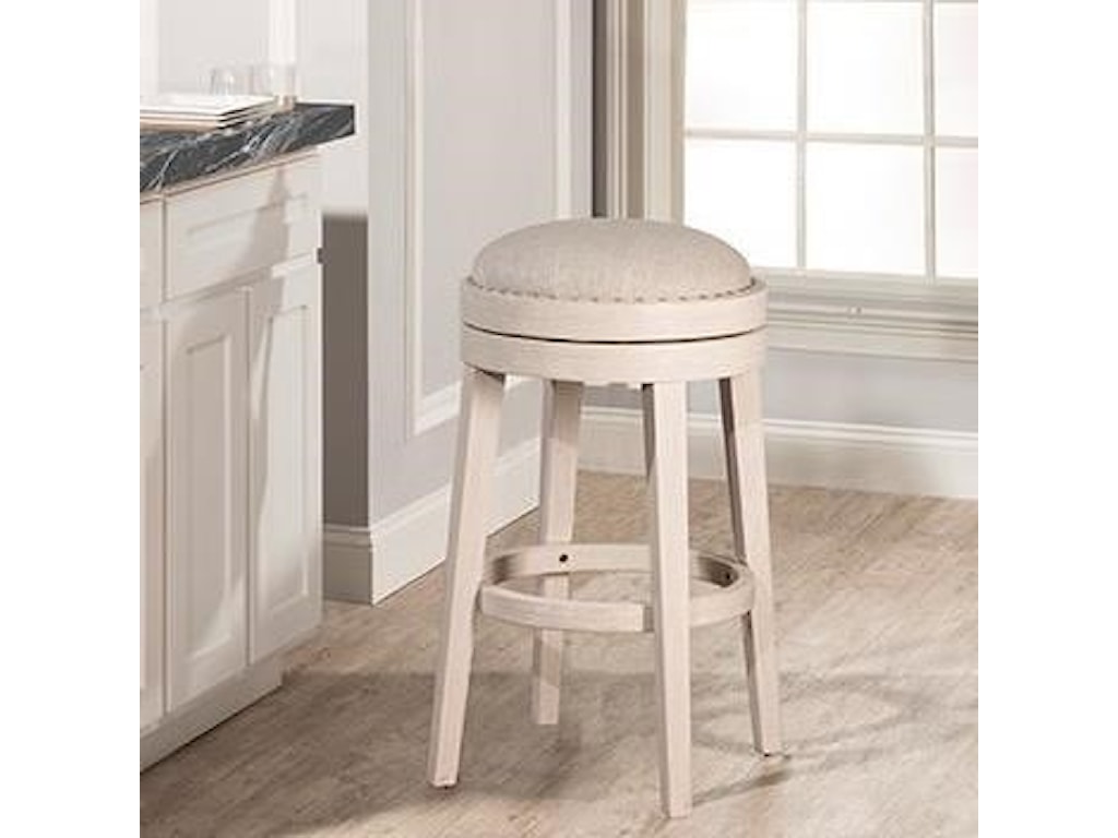 hillsdale carlito backless swivel counter stool  godby home